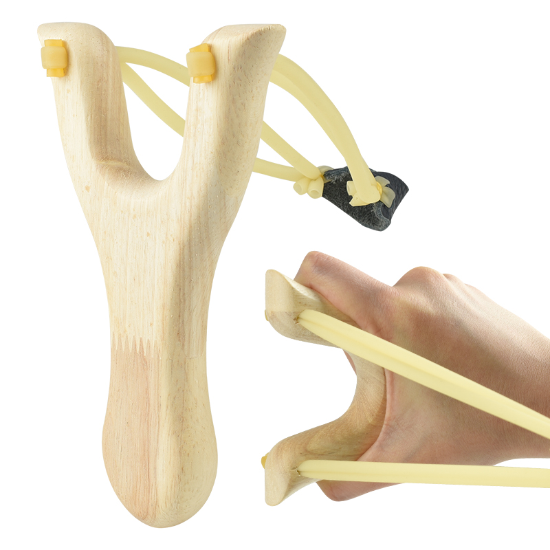 Outdoor Hunting Launcher - Traditionele houten Tirachinas Outdoor schietspeelgoedset Krachtige