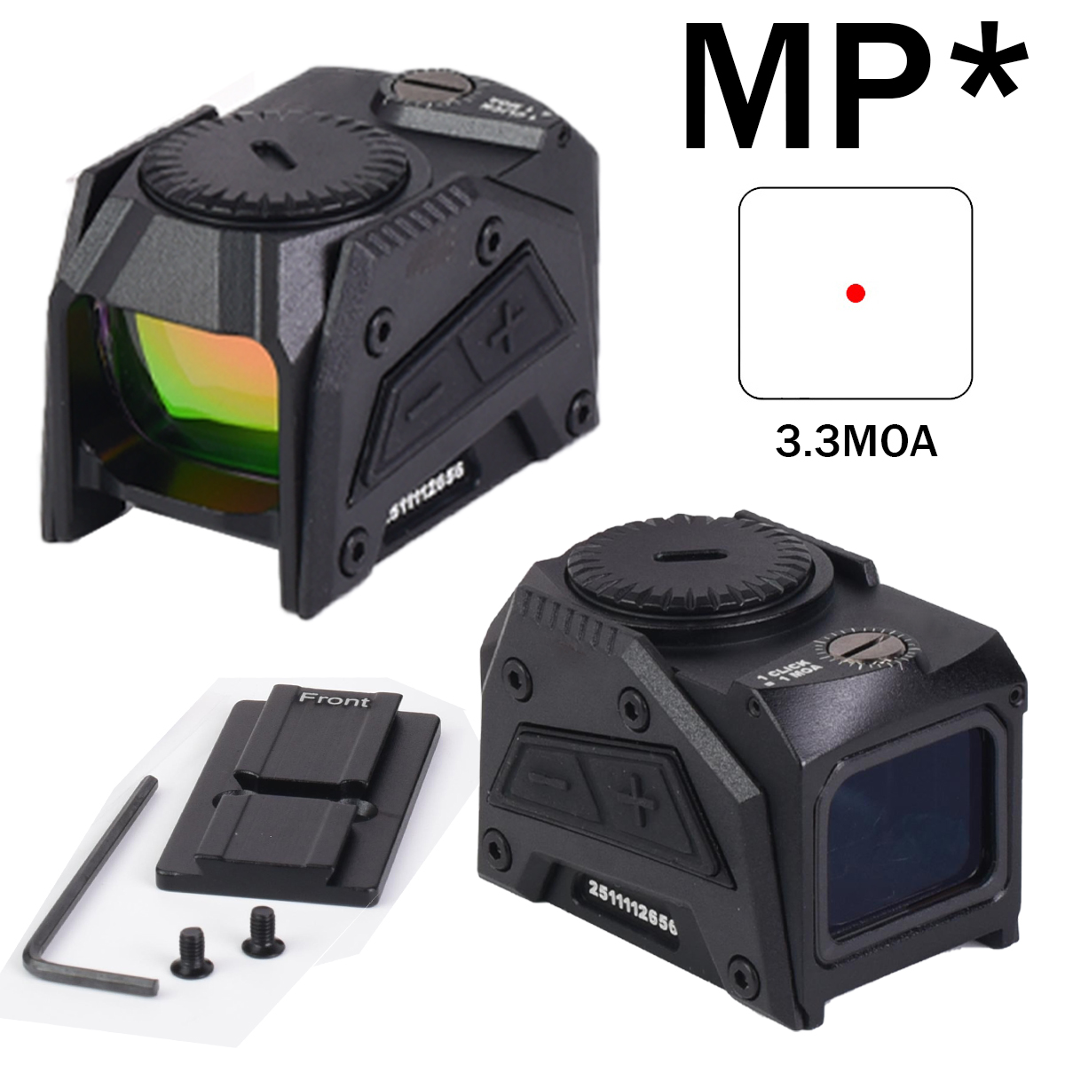 Outdoor Hunting Lab - Tactische MP* Red Dot Sight 1X16