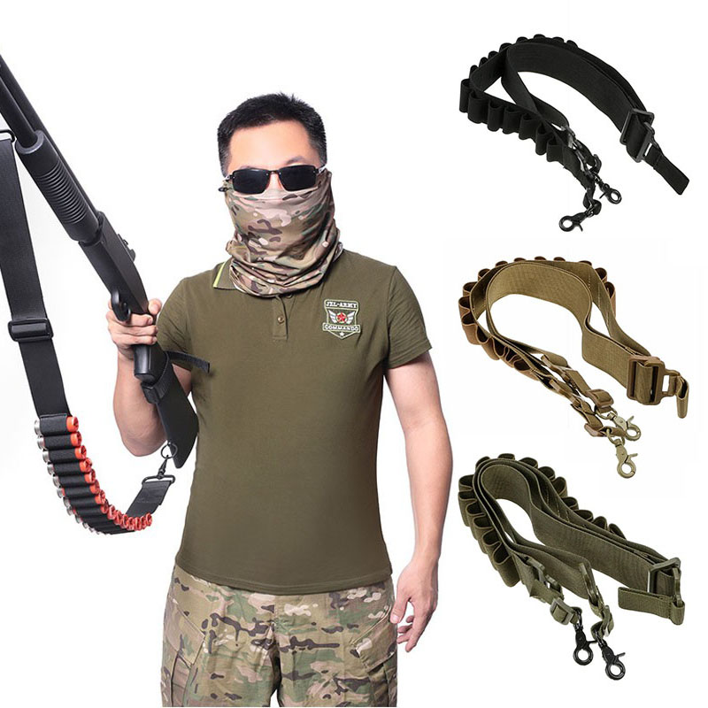 Outdoor Hunting Rifle - 15 Rondes Munitie Shell Belt Rifle