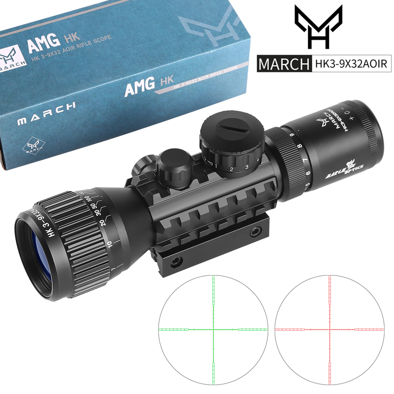 Outdoor Hunting Lab - Tactische HK 3-9X32AOIR Jacht Scope Rood