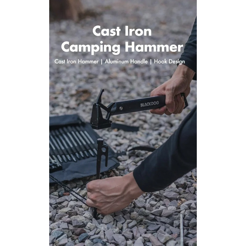 Outdoor Hunting Dog Supply - BLACKDOG Camp Hammer Survival Tool Ultralichte