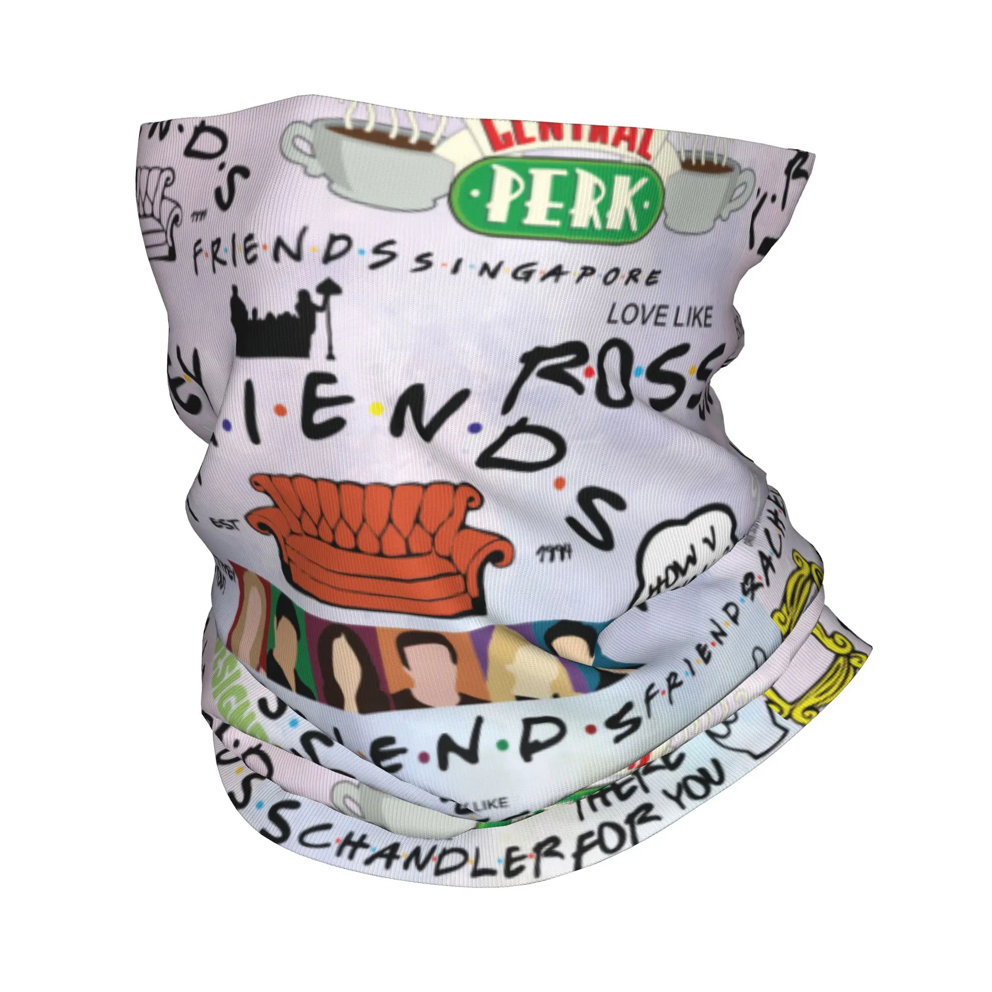 Hunting And Outdoor Shows - Grappige Vrienden Collage Bandana Halsbeenkap voor