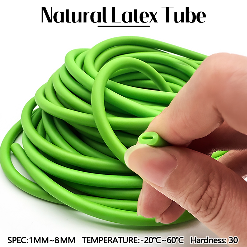 Outdoor Hunting Launcher - Groene Latex Rubberen Elastische Slang Vriesbestendig