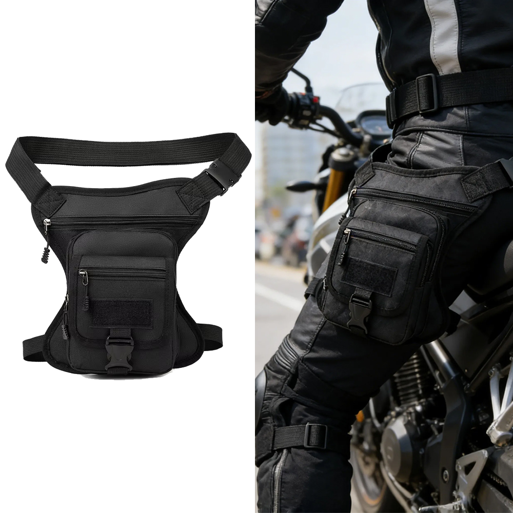 Tactical Belt Rigger - Motorfiets been tas dijbeenriem heuptas motorfiets