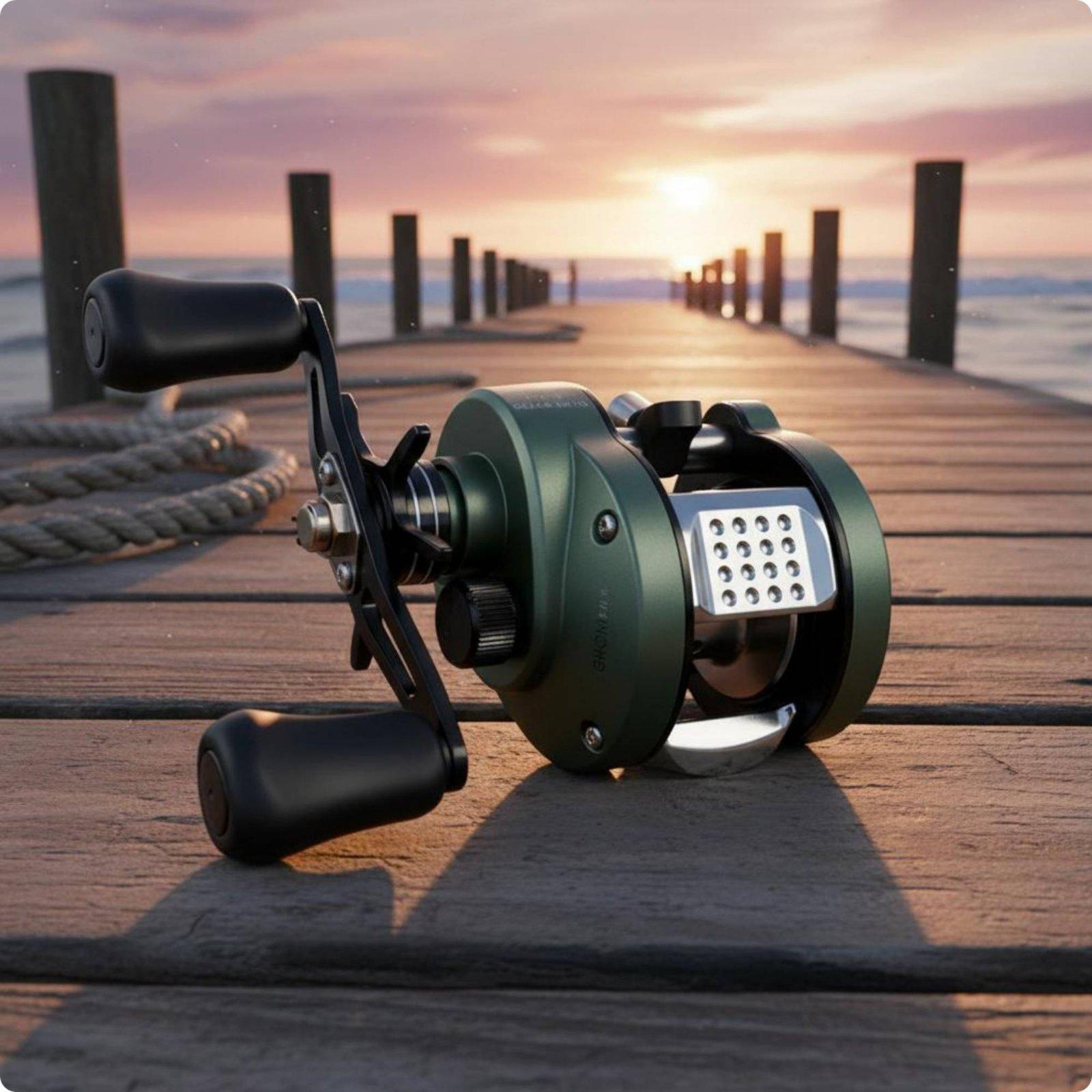 High Drag vismolen met metalen - Outdoor Hunting Gear Store recensie en prijs