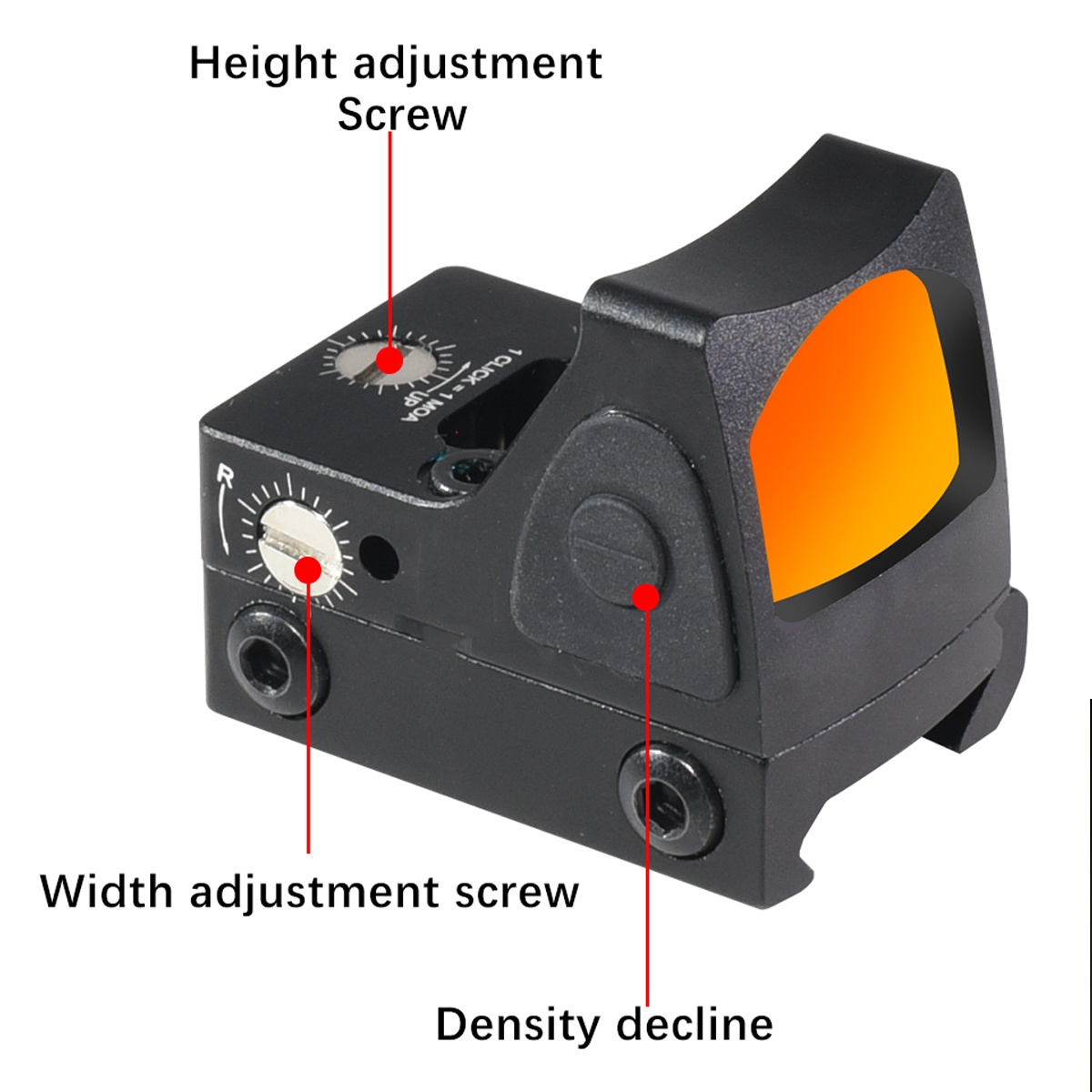 Mini Red Dot Sight Tactische O - Outdoor Hunting Lab recensie en prijs
