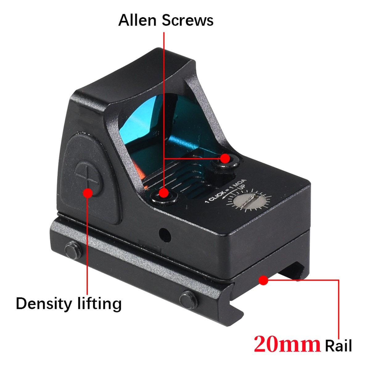 Mini Red Dot Sight Tactische O - Outdoor Hunting Lab recensie en prijs