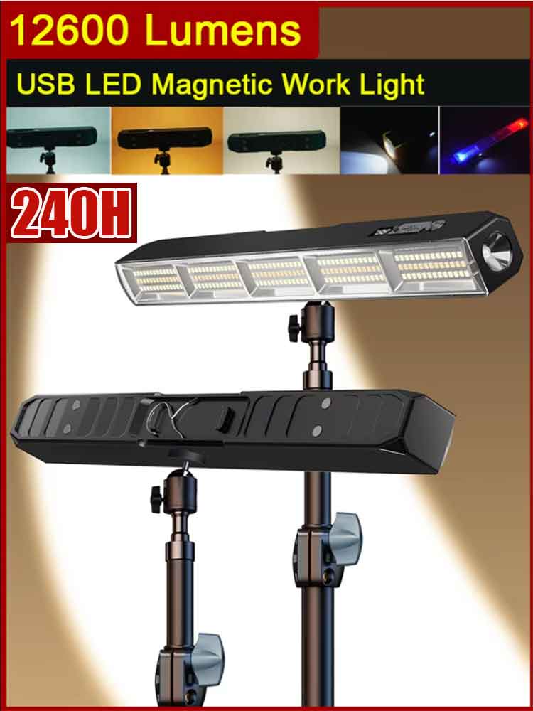 Hoogvermogen Magnetische LED L - Tactical Flashlight Rechargeable recensie en prijs