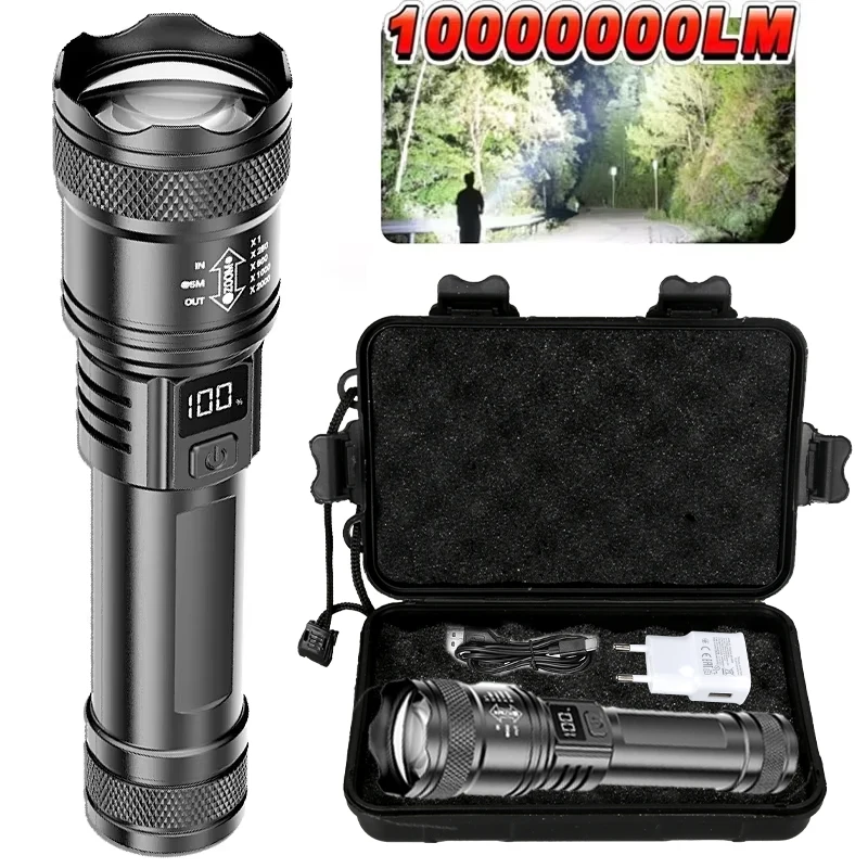 TY-908M Led-zaklamp 2000LM Typ - Tactical Flashlight Rechargeable recensie en prijs