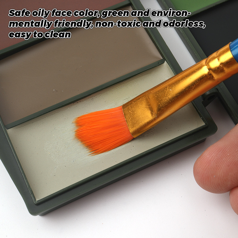 5-kleuren Forest Camo-Compac g - Camo Face Paint recensie en prijs