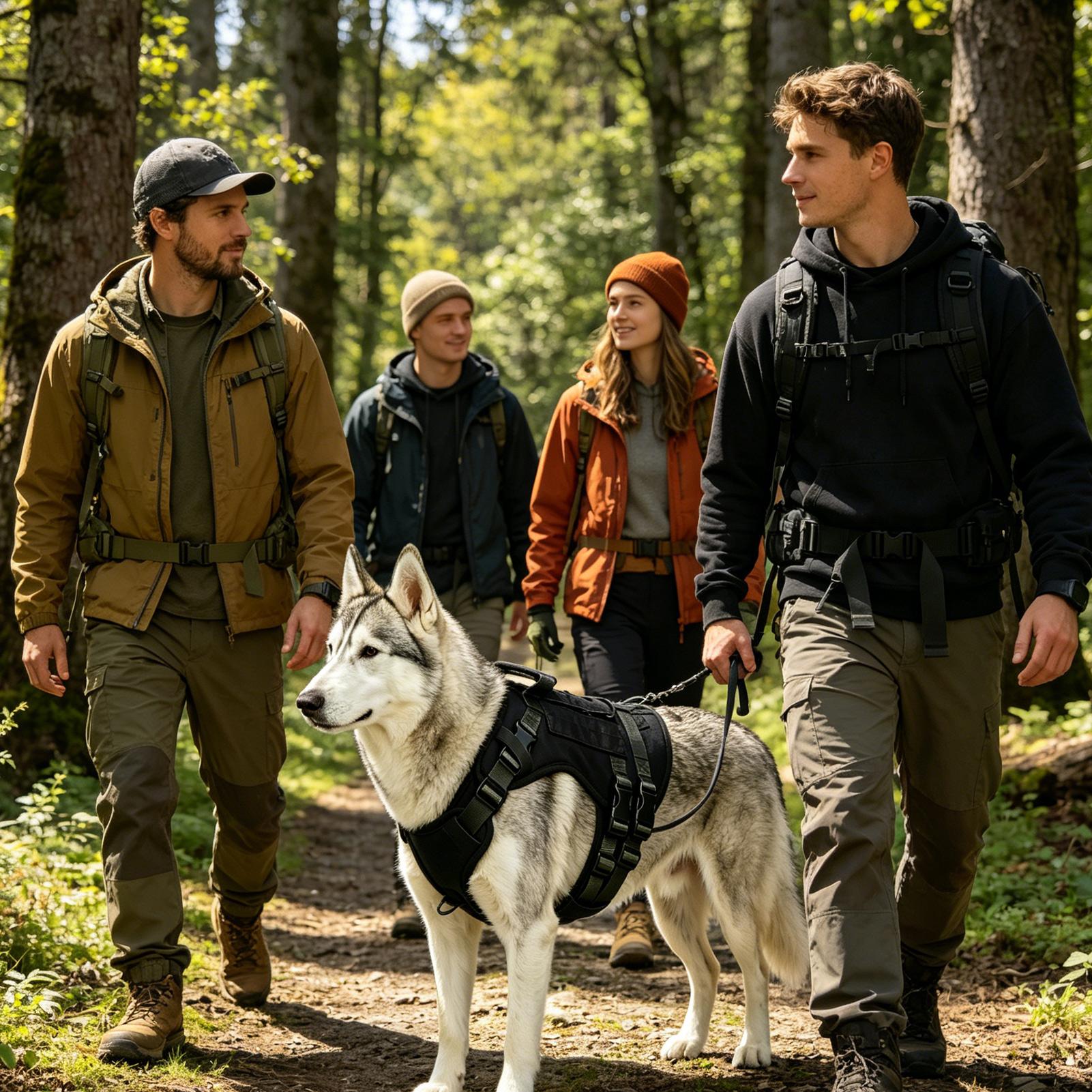 Geen-trek hondentuig Verstelba - Outdoor Hunting Dog Supply recensie en prijs