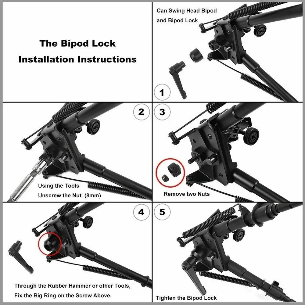Tactisch S-Lock voor Swivel Se - Bipod Rifle Mount recensie en prijs