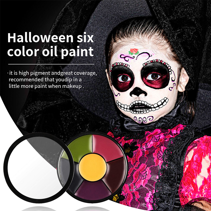 6-kleuren olie Camo gezichts-  - Camo Face Paint recensie en prijs