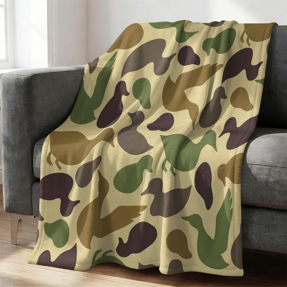Eendpatroon flanellen deken Za - Hunting Outdoor Rug recensie en prijs