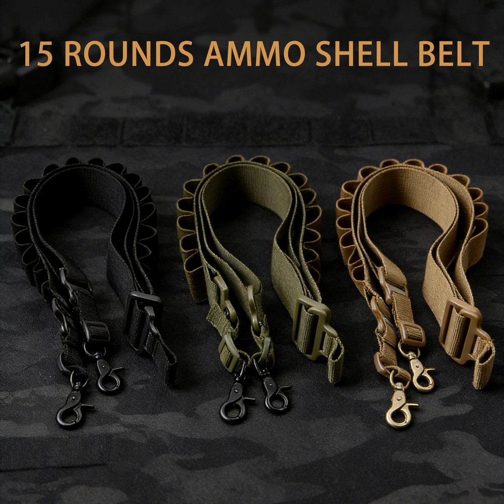 15 Rondes Munitie Shell Belt R - Outdoor Hunting Rifle recensie en prijs