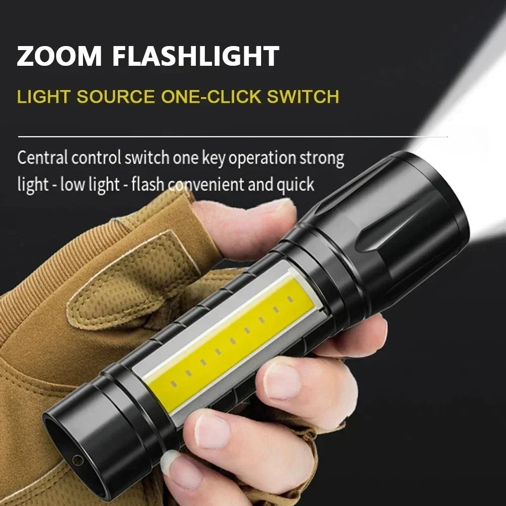 Draagbare COB + LED Campinglam - Tactical Flashlight Rechargeable recensie en prijs