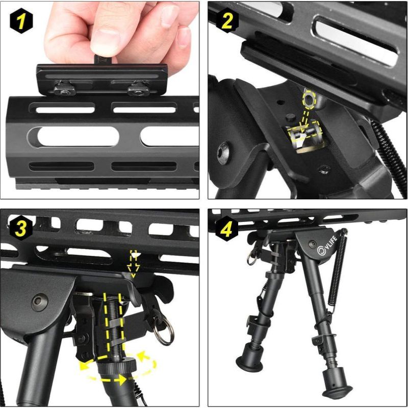 Midten Fit M Lok 6 9 Mount Han - Bipod Rifle Mount recensie en prijs